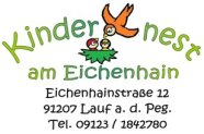 Logo und Schriftzug Kinernest am Eichenhain